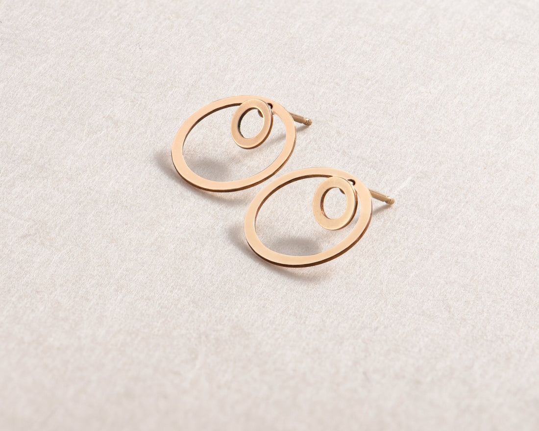 Circle Jacket Earrings