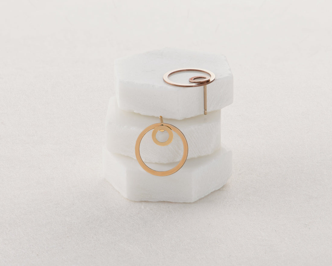 Circle Jacket Earrings