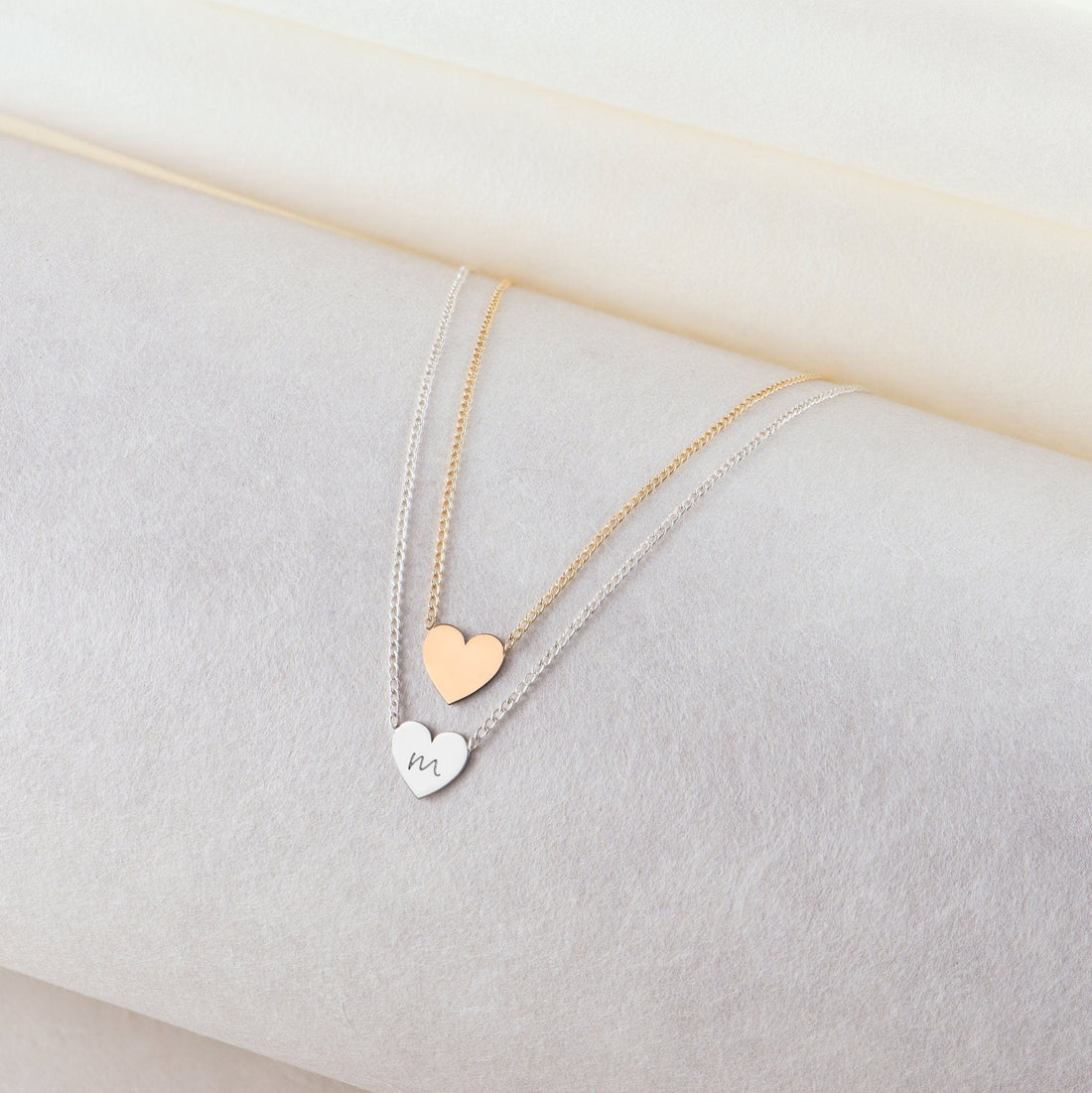Heart Necklace Gold