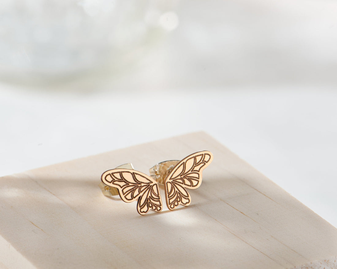 Butterfly Earrings Single