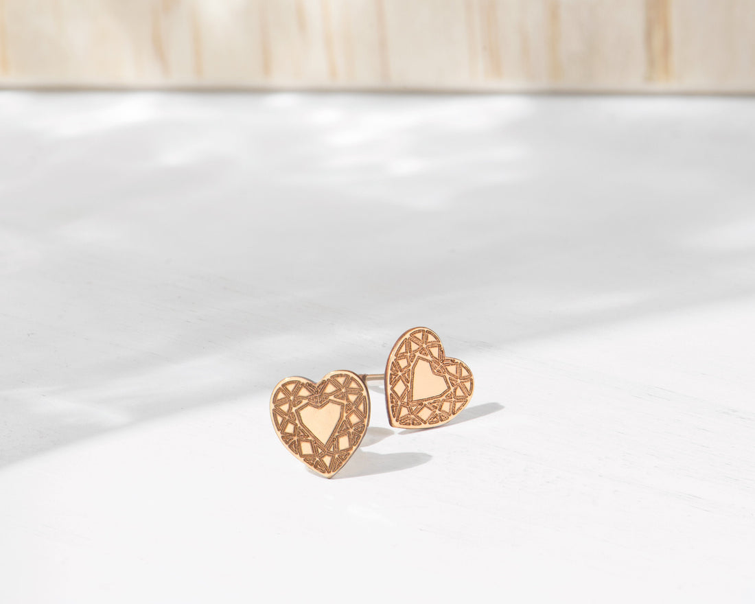 Dainty Heart Earrings