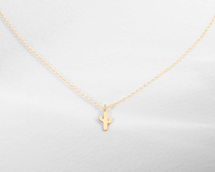 Cactus Pendant Necklace