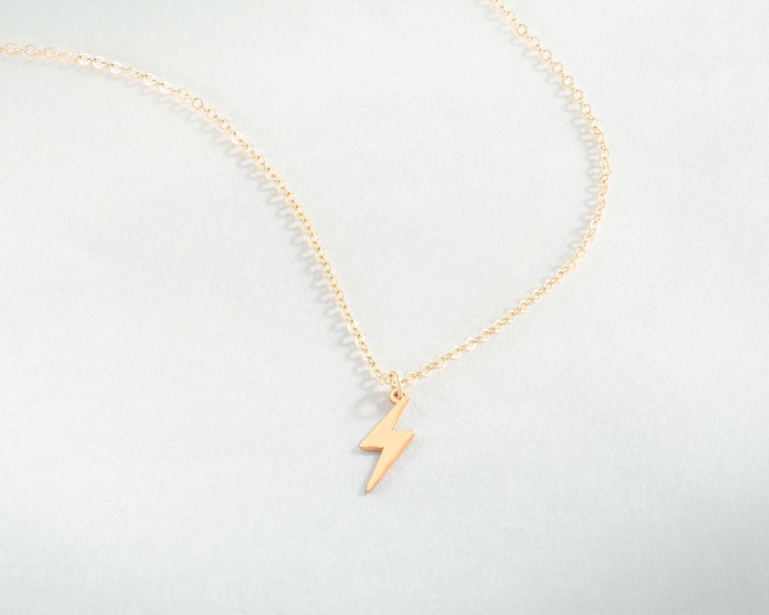 Lightning Bolt Pendant Necklace