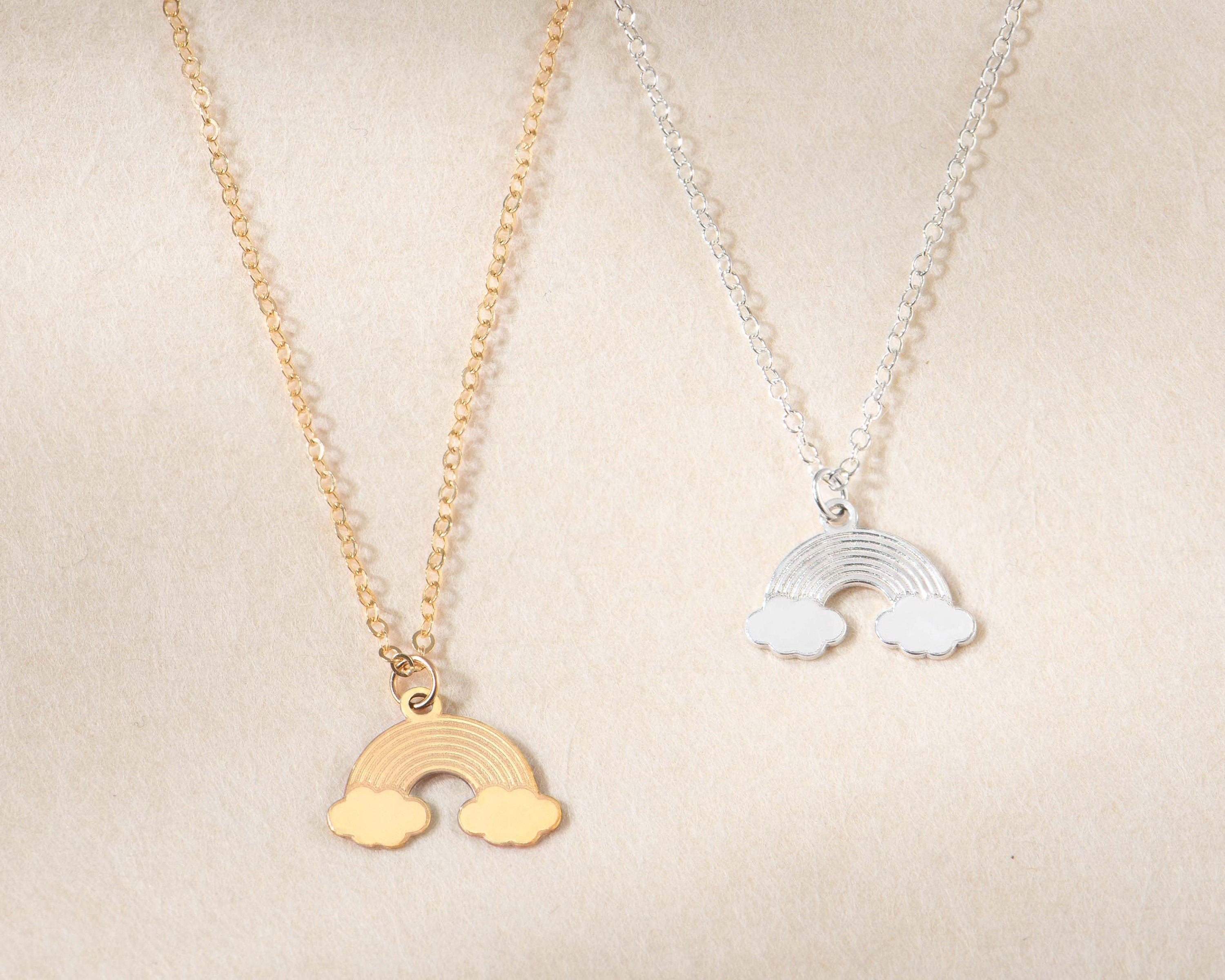 Rainbow Charm Necklace