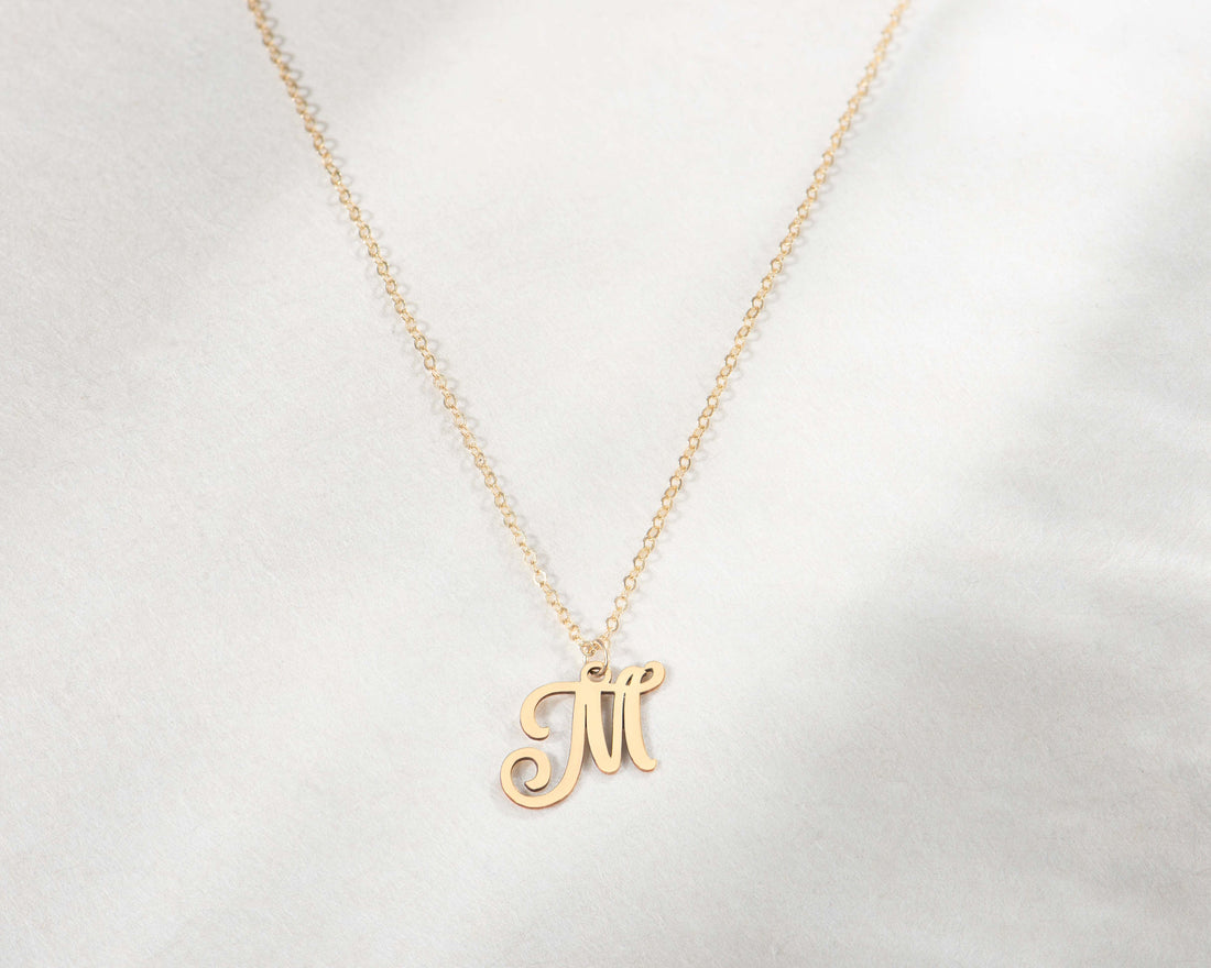 Letter Charm Necklace