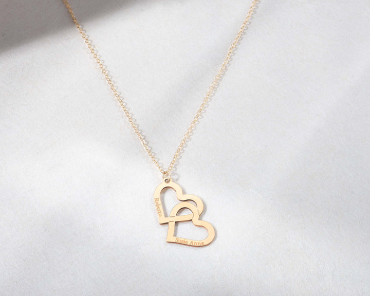 Double Heart Necklace