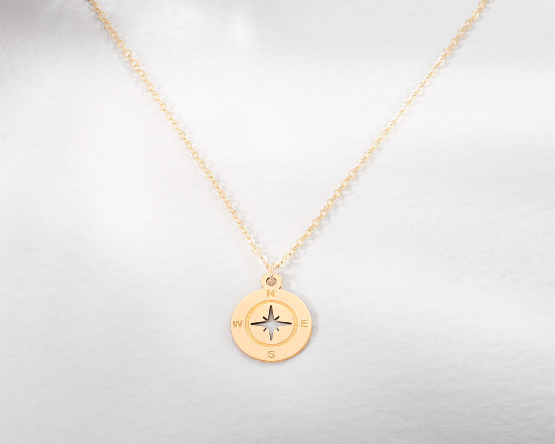 Compass Charm Necklace