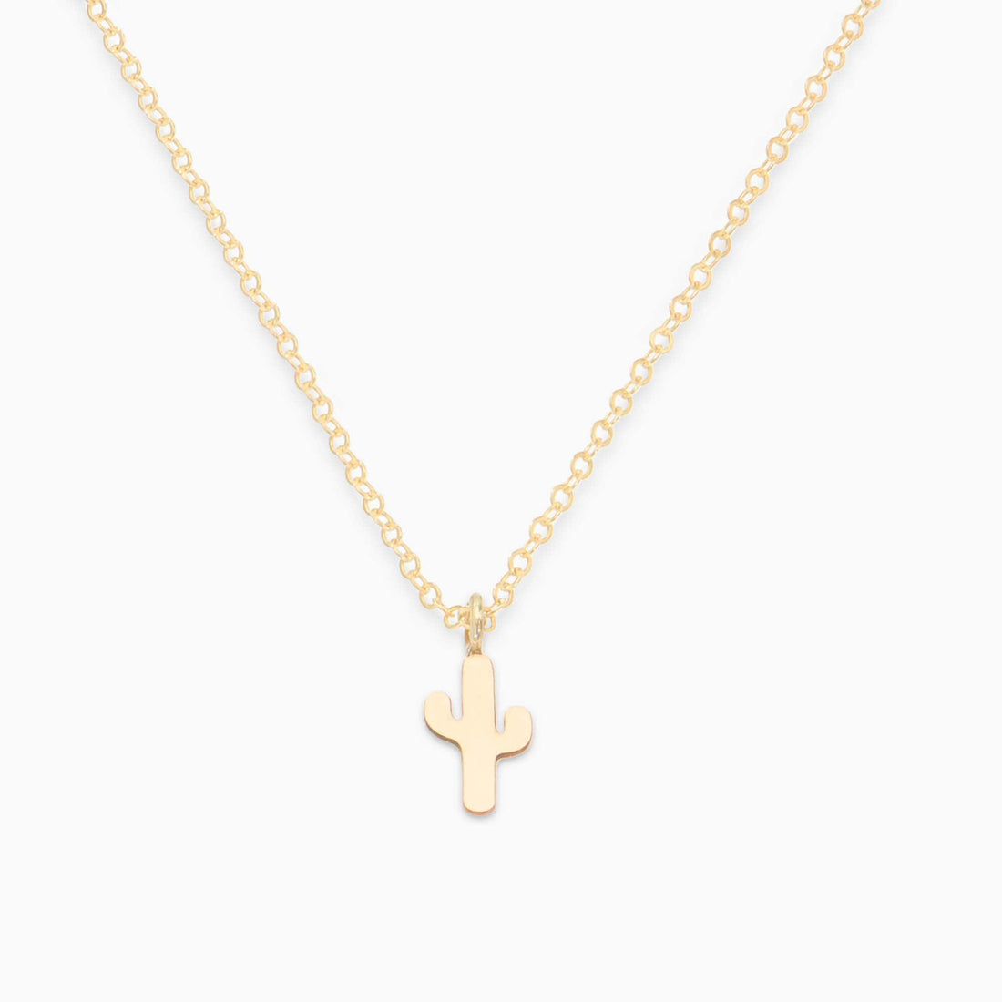 Cactus Pendant Necklace