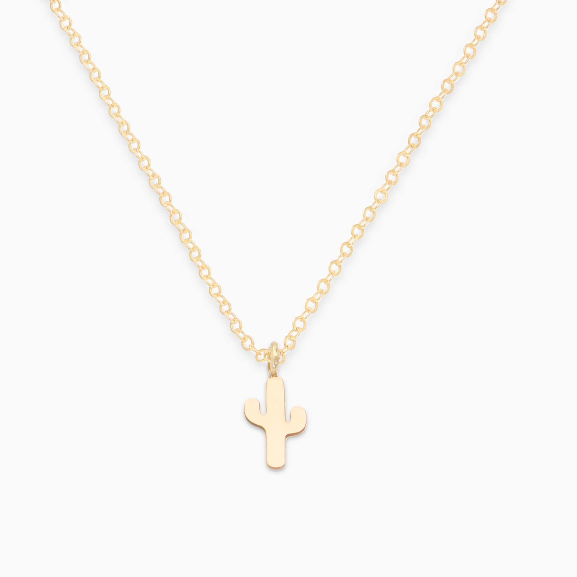 Cactus Pendant Necklace
