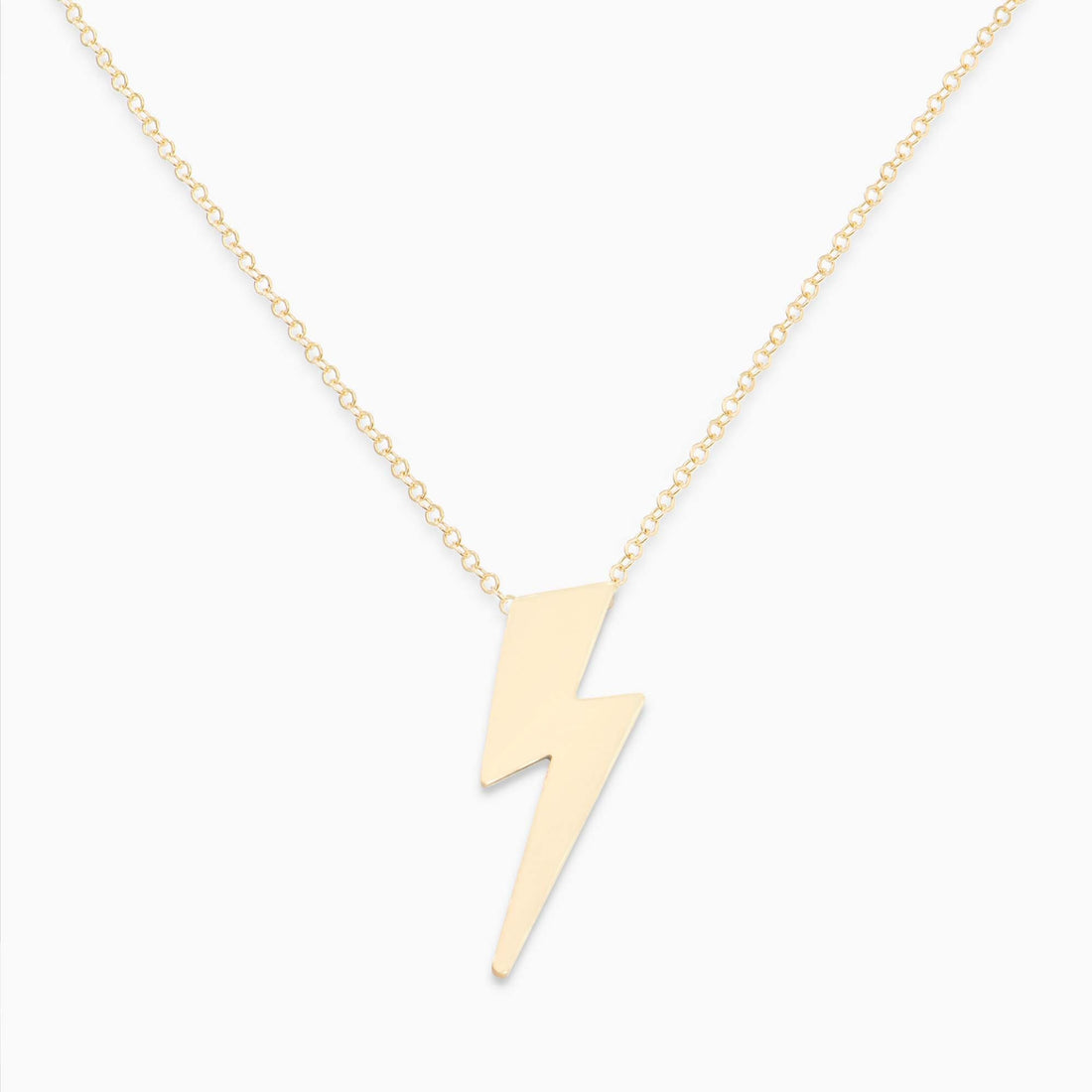 Lightning Bolt Thunderbolt Charm Necklace