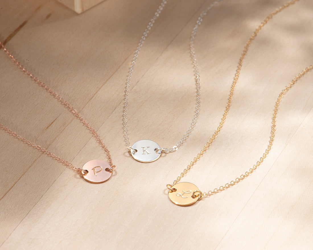 Initial Choker Necklace