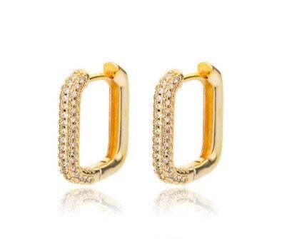Gold Huggie Hoops