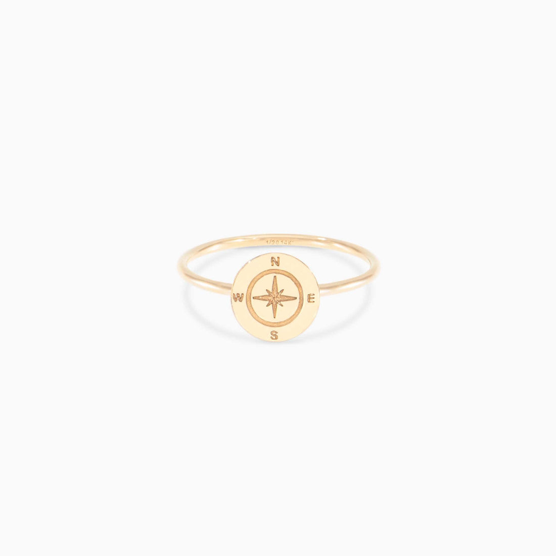 Compass Rose Charm Ring