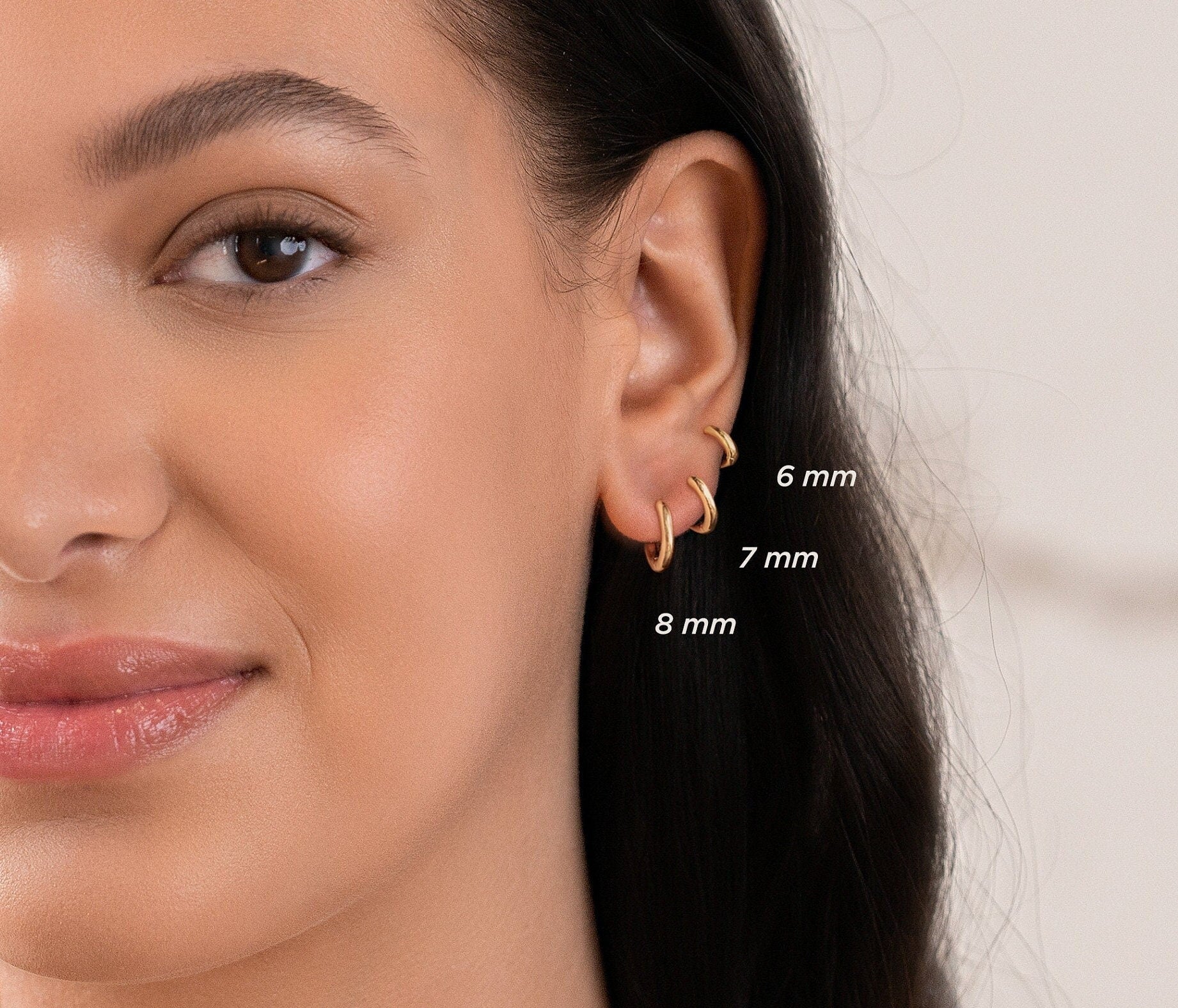 Gold Hoop Earrings