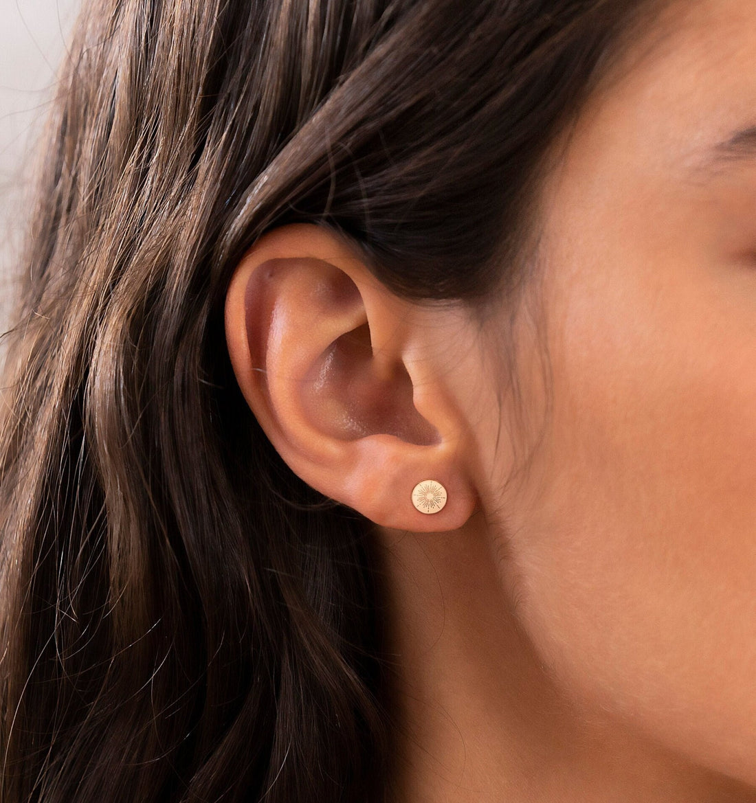 Sunburst Earrings Gold
