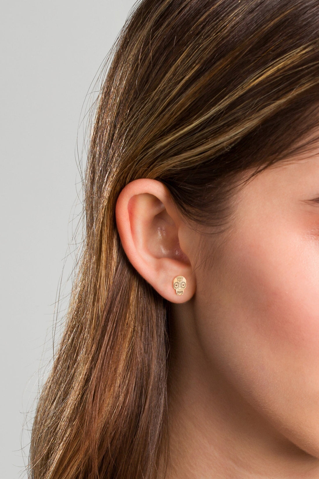 Sugar Skull Stud