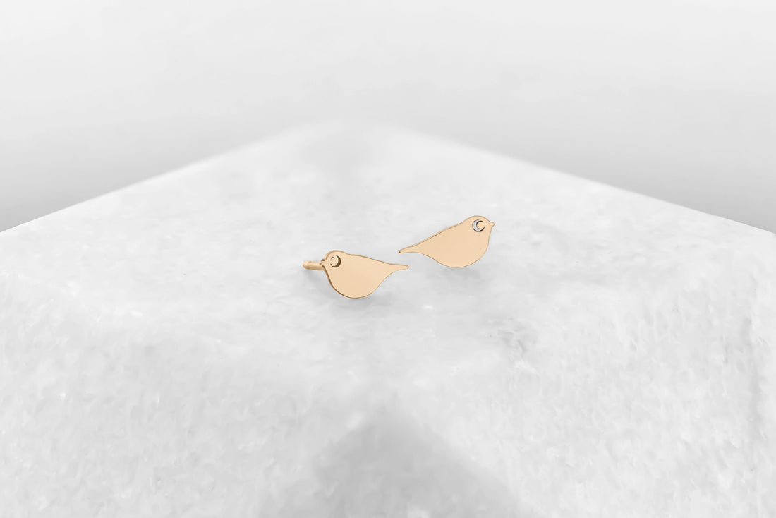 Bird Stud Earrings