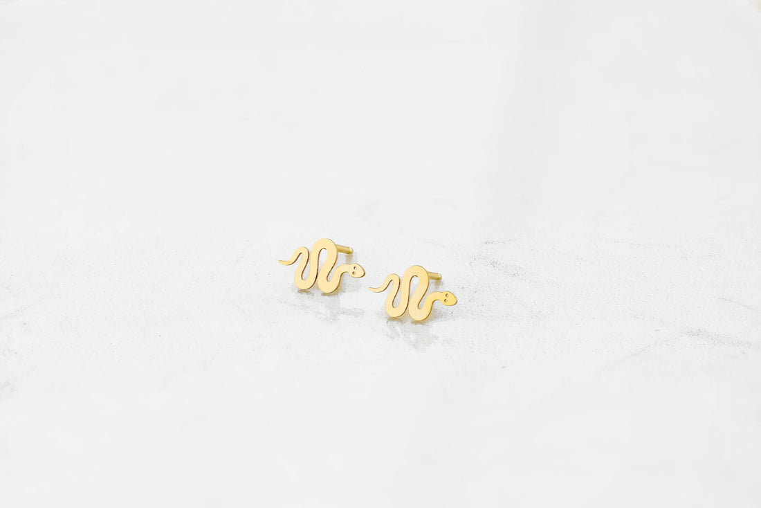 Snake Stud Earrings