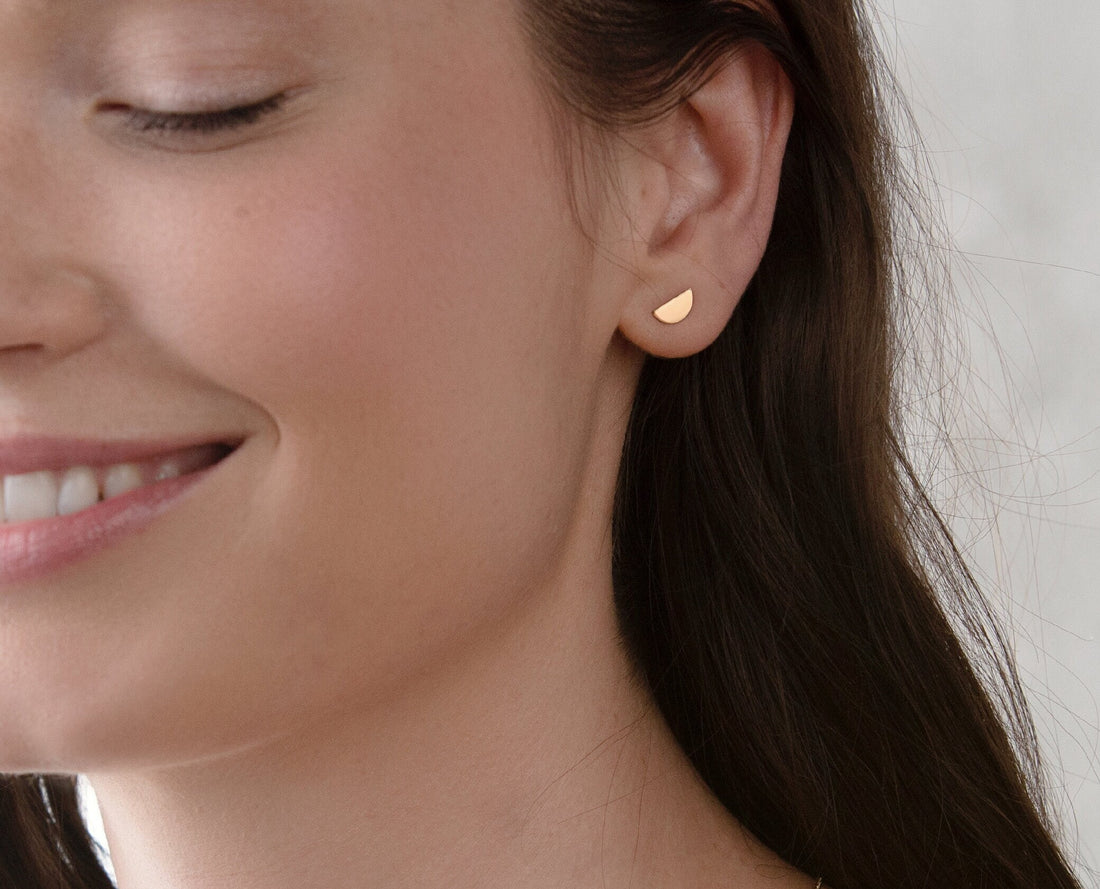 Semi Circle Earrings