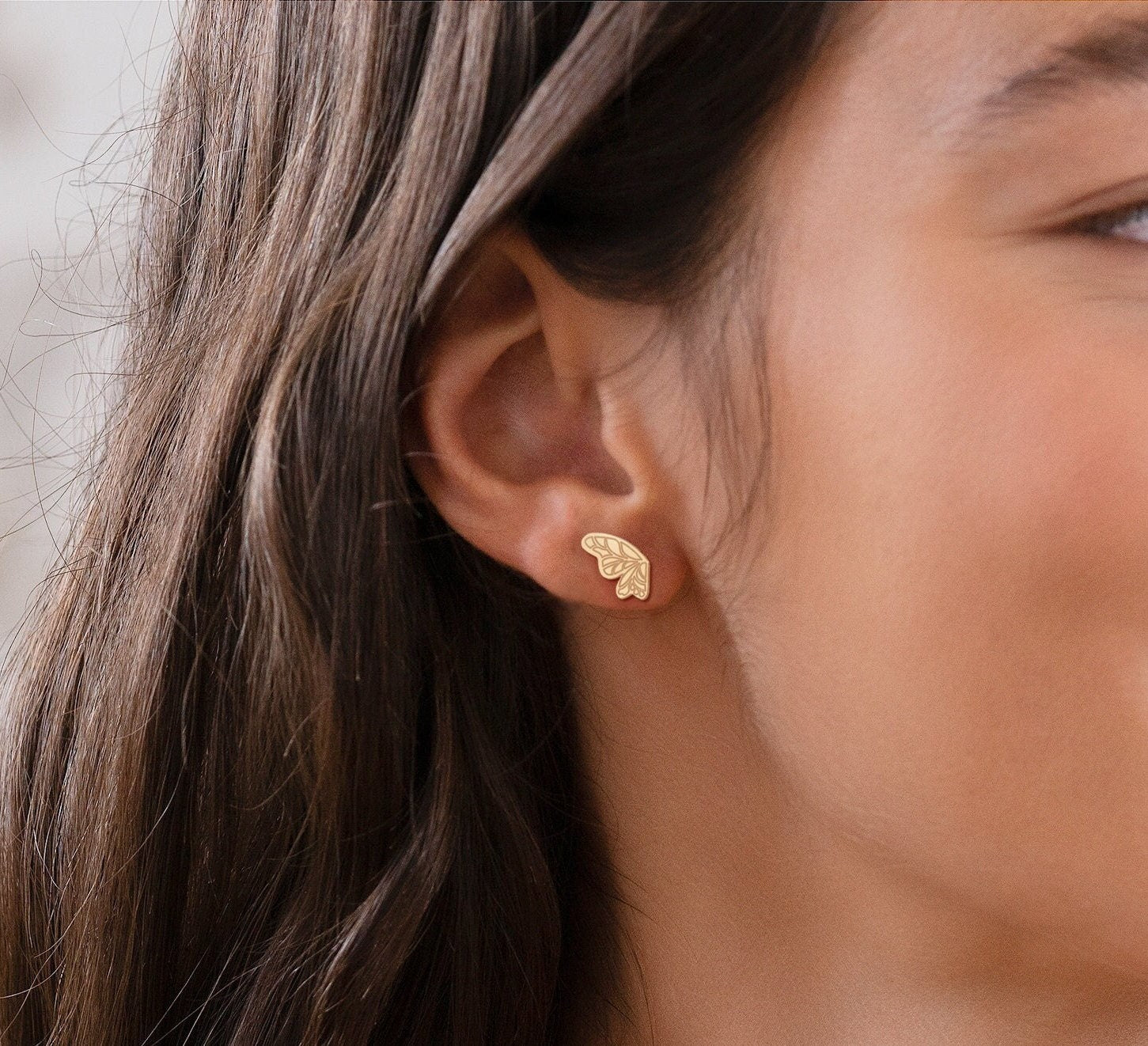 Butterfly Earrings Single