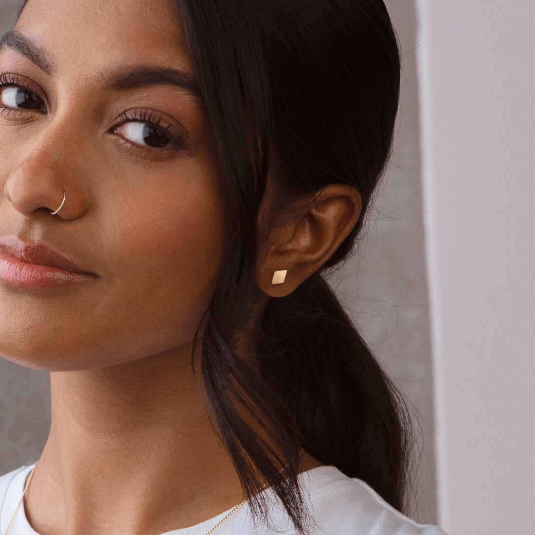 Diamond Earrings Gold