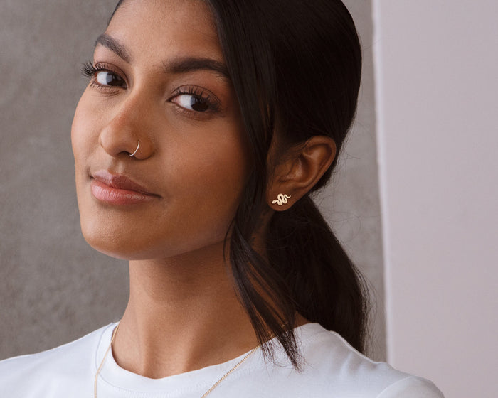 Snake Stud Earrings