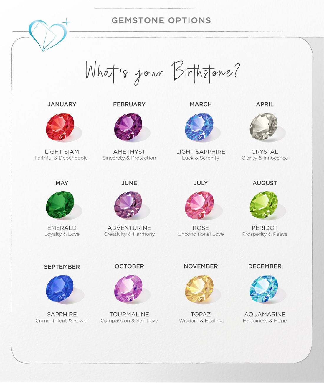 Birthstone Ring Gold