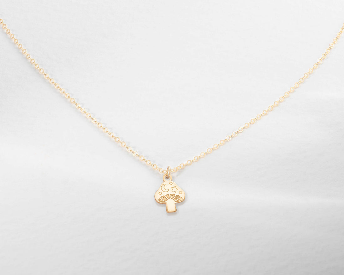 Mushroom Necklace Christmas