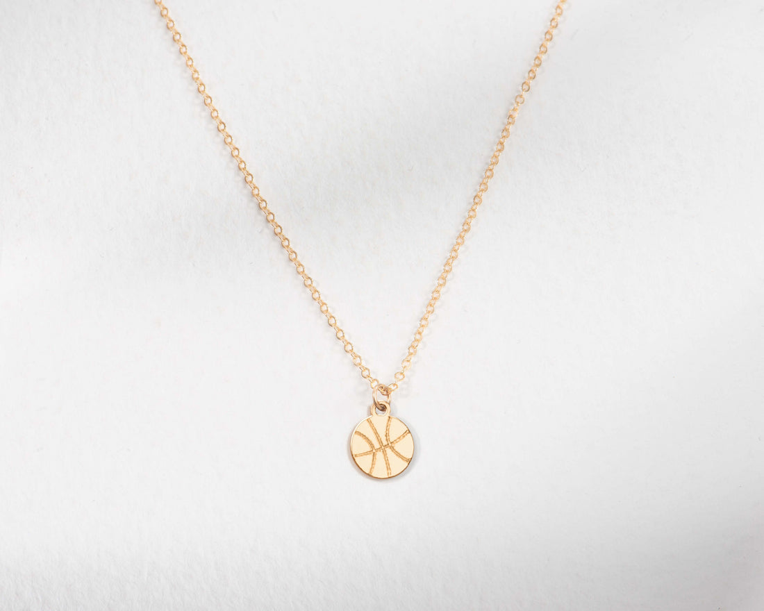 Mini Basketball Necklace