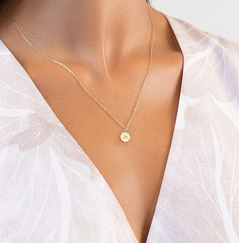 Mini Basketball Necklace