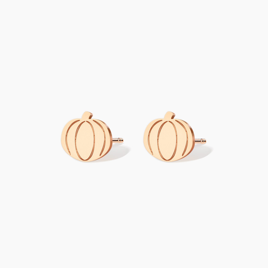 Pumpkin Charm Stud Earrings