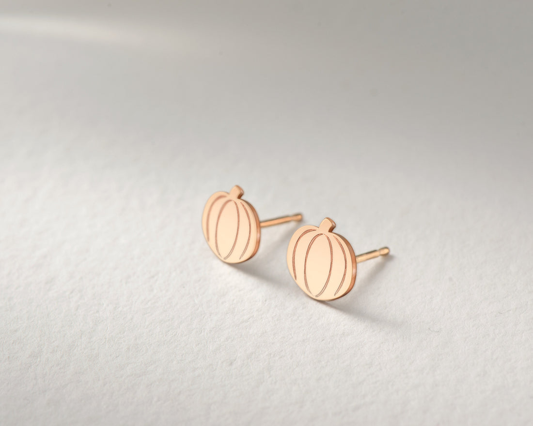 Pumpkin Earring Dainty