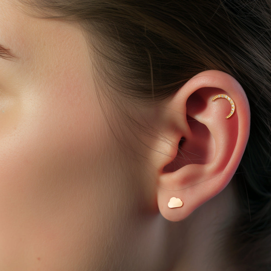 Rain Cloud Earring