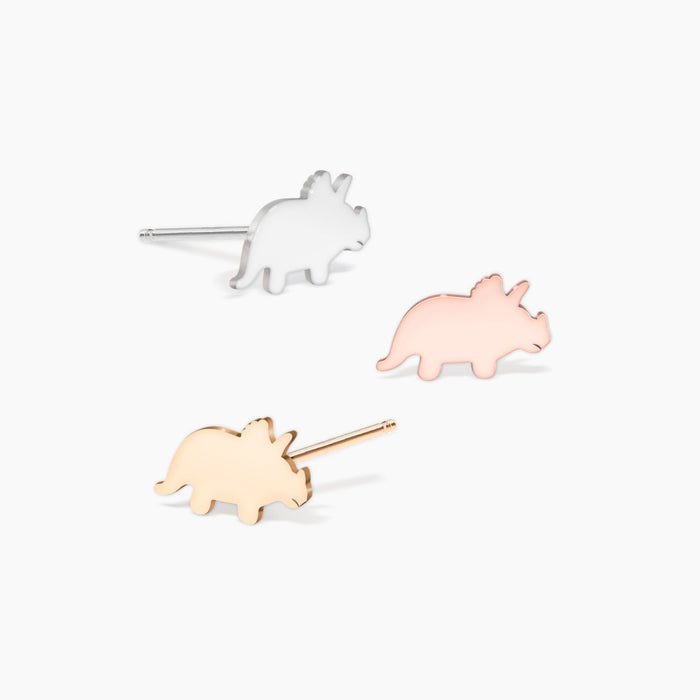 Triceratops Earring Dino