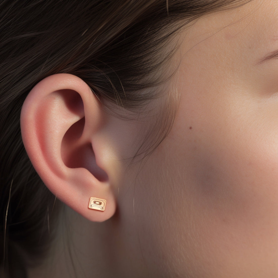 Cassette Tape Stud Earrings