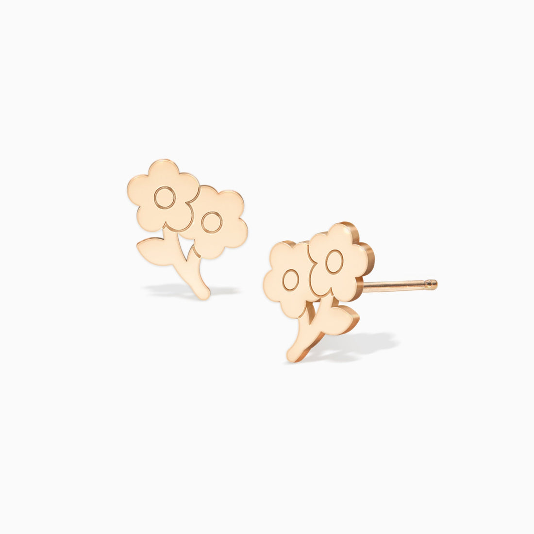 Gold Flower Earring