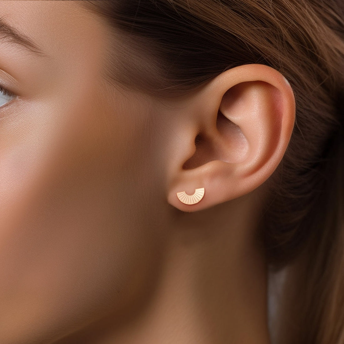Sunburst Stud Earrings