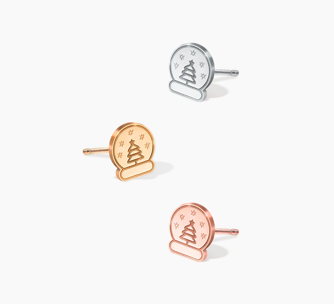 Snow globe Earrings