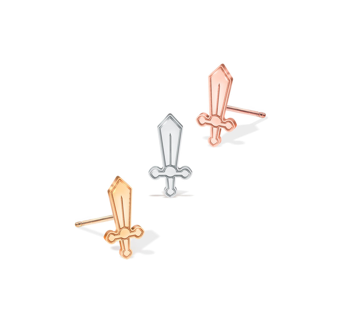 Sword Earrings Stud