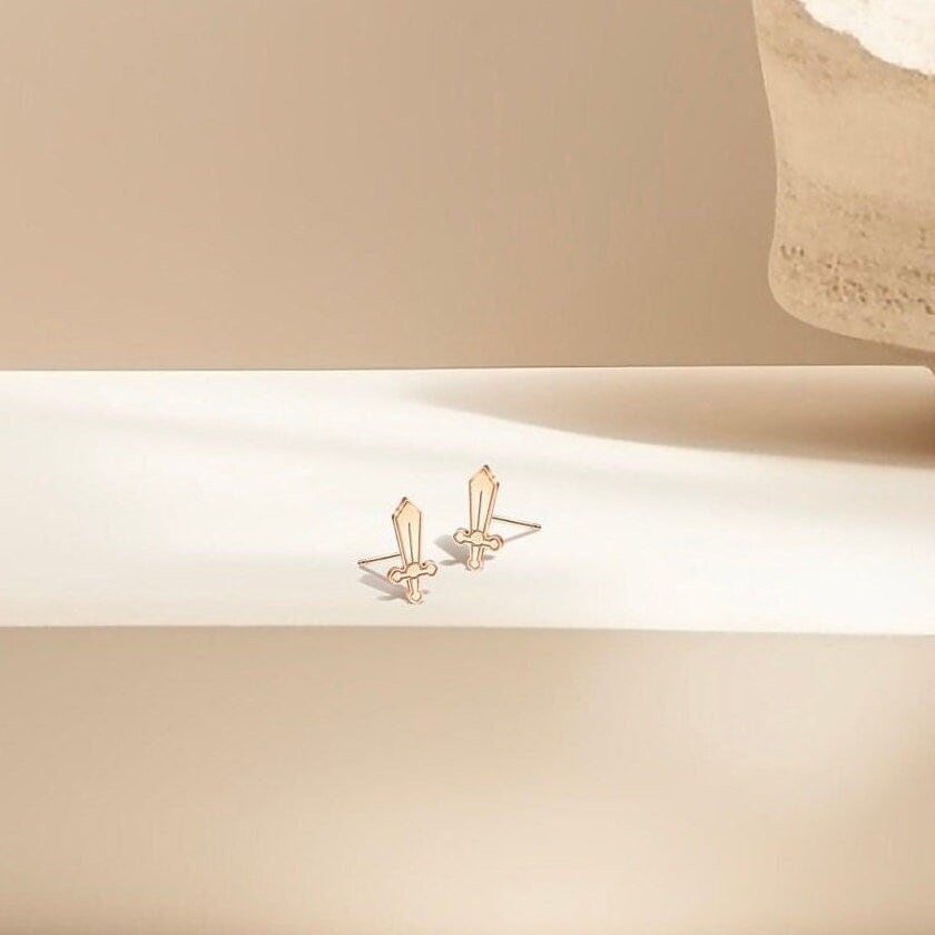 Sword Earrings Stud