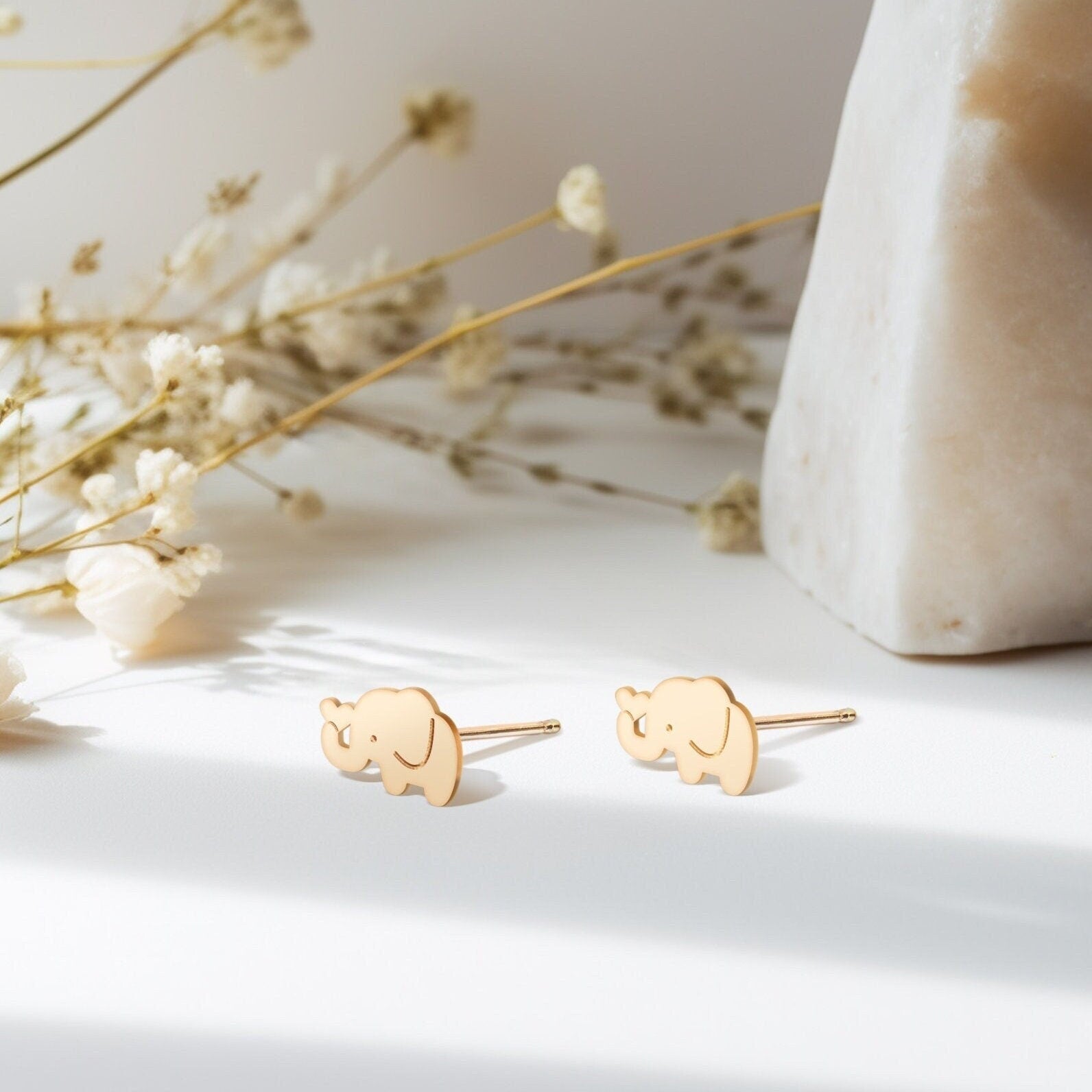 Elephant Earring Gold