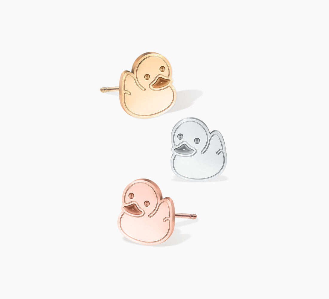 Duck Earrings Animal