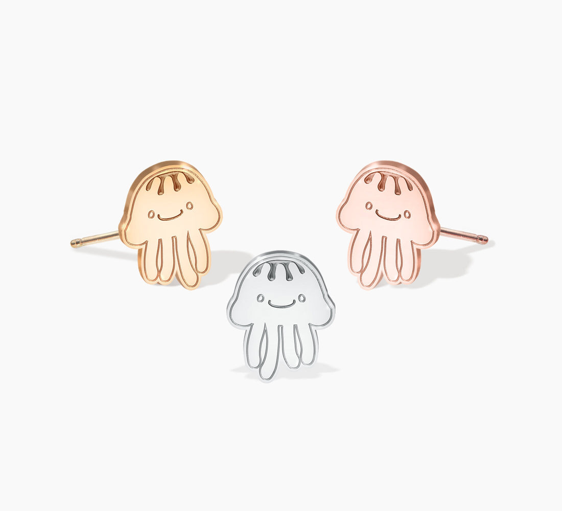 Jellyfish Earrings Animal