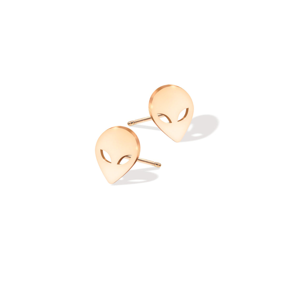 Alien Head Stud Earrings