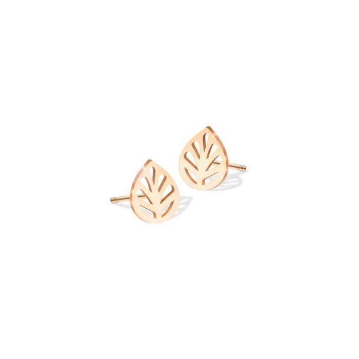 Teardrop Leaf Earring