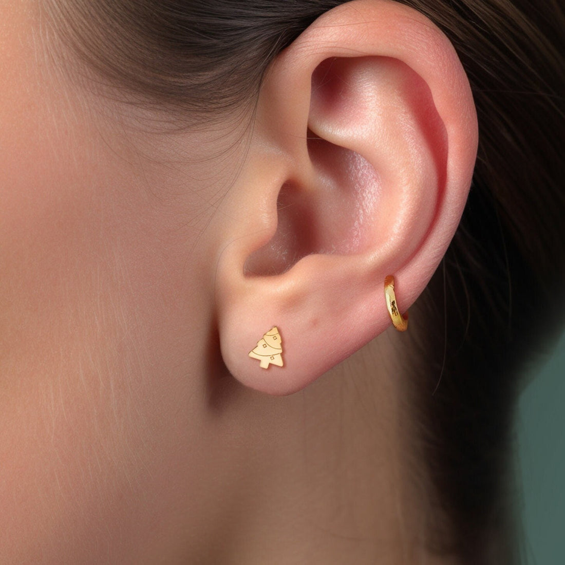 Christmas Tree Earring