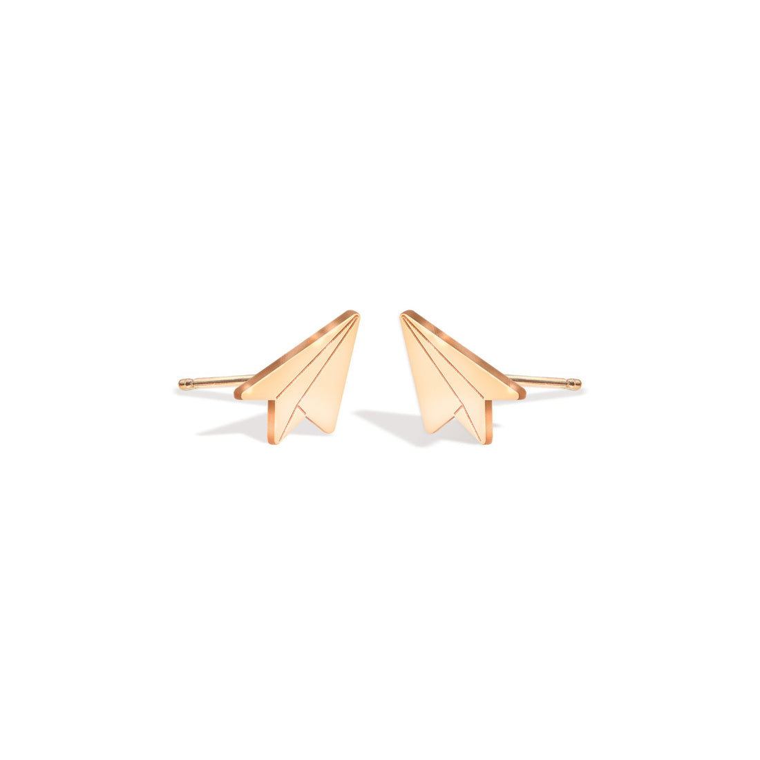 Paper Airplane Jewelry Stud Earring Charm Stud Earrings