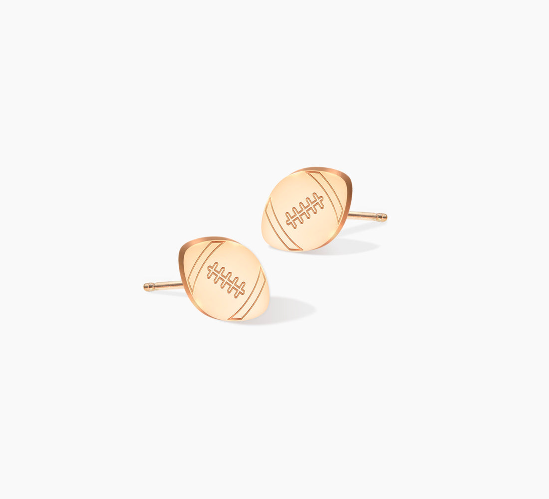 Football Charm Earrings
