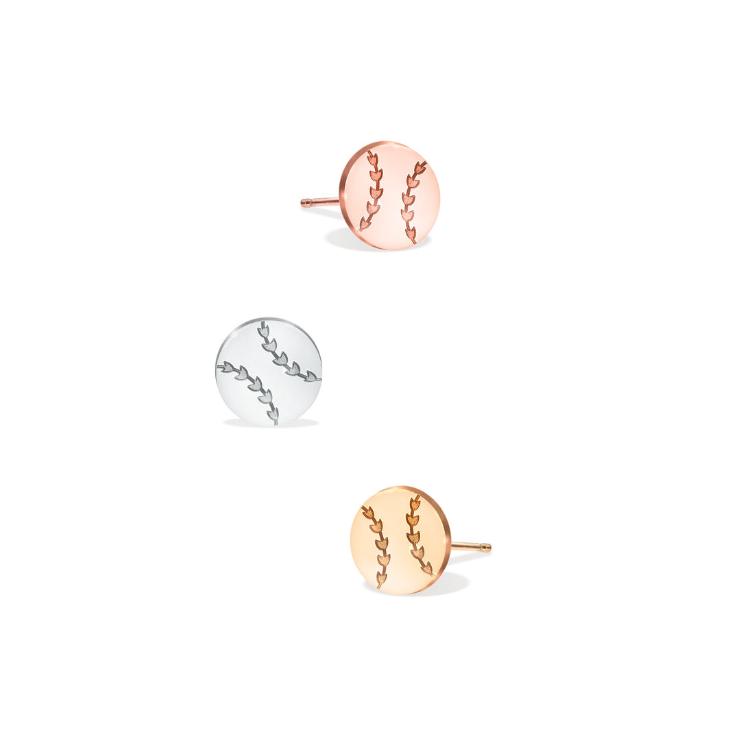 Baseball Stud Earrings