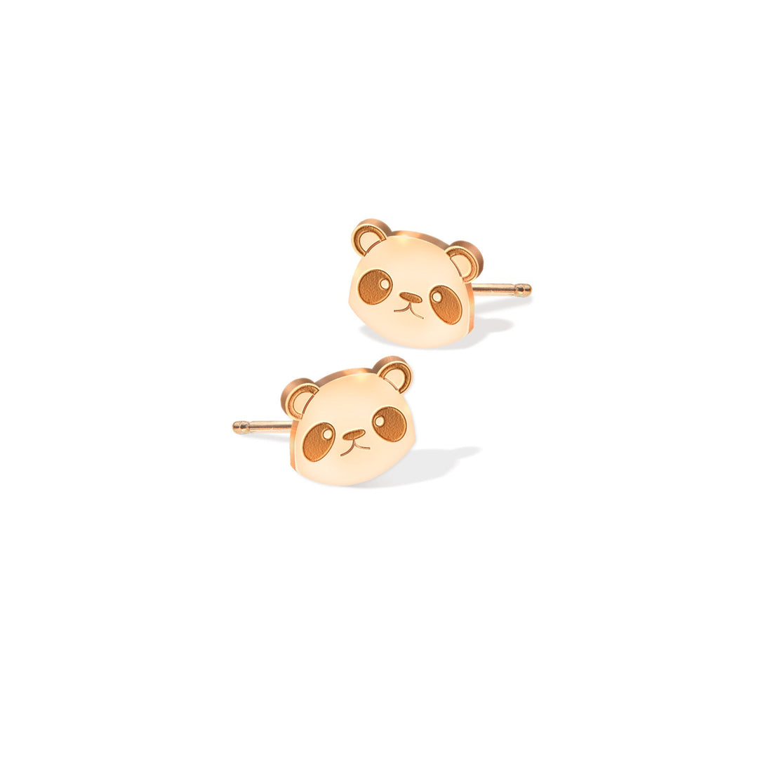 Panda Head Stud Earrings